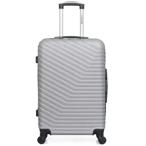 Valise - WAVE PARIS - LENA - Weekend - 65 cm - 4 roues - ABS - Gris pas cher