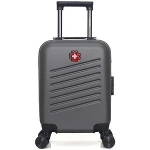 Valise - SWISS KOPPER - ZURICH - 46 cm - Cabine - 4 roues - Taille XXS - Gris foncé pas cher
