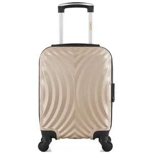 Valise Cabine XXS - HERO - LAGOS - 46 cm - 4 Roues - Beige pas cher