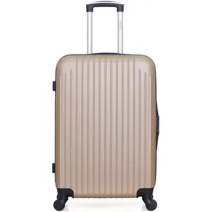Valise - HERO - CARPATES - Beige - Coque rigide ABS - 4 roulettes 360° pas cher