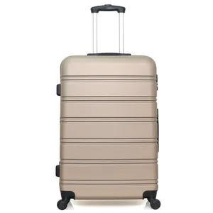 Valise - HERO - RENOSO - Grand format - 4 roues - 75 cm - Beige pas cher