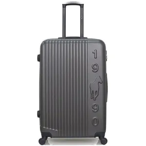 Valise - GENTLEMAN FARMER - LIAM - Grand format - 4 roues - 75 cm - Gris foncé pas cher
