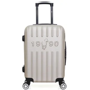 Valise - GENTLEMAN FARMER - ARCHIE - 55 cm - Cabine - 4 roues - Taille S - Beige pas cher