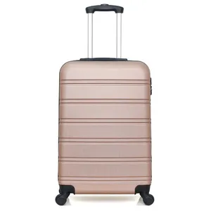 Comparateur de prix : Valise - HERO - RENOSO - Weekend - 4 roues - 65 cm - Rose doré