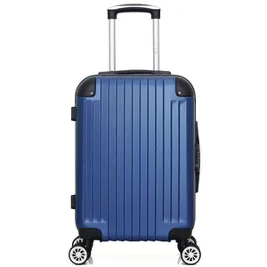 WAVE PARIS - Valise Cabine TAGE 55 cm 4 Roues - bleu pas cher