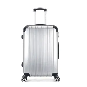 Valise - WAVE PARIS - DENALI - Weekend - 4 roues - 65 cm - Gris pas cher