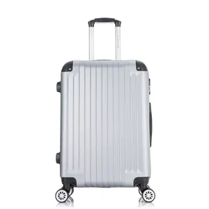 Valise - WAVE PARIS - TAGE - Weekend - 4 roues - 65 cm - Gris pas cher