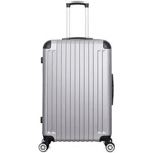 WAVE PARIS - Valise Grand Format TAGE 75 cm 4 Roues - gris pas cher