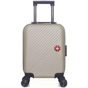 Valise - SWISS KOPPER - SPIEZ - 46 cm - Cabine - 4 roues - Taille XXS - Beige
