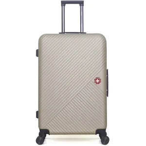 Valise - SWISS KOPPER - SPIEZ - Grand format - 4 roues - 75 cm - Beige pas cher