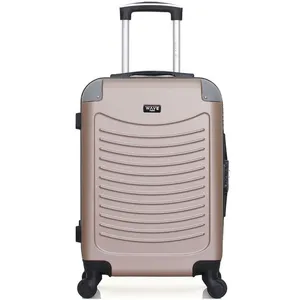 Valise - WAVE PARIS - CONGO - 55 cm - Cabine - 4 roues - Taille S - Rose doré pas cher