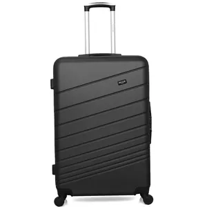 Valise - WAVE PARIS - TIGRE - Grand format - 75 cm - 4 roues - ABS - Noir pas cher