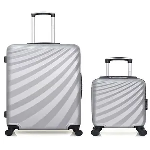 LOT DE 2 - Valises grand format et cabine XXS DANUBE - gris - WAVE PAR... pas cher