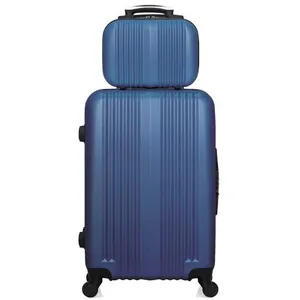 HERO - Lot de 2 - Valise weekend et vanity LIPARI - bleu pas cher