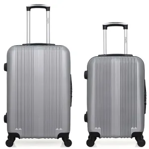Lot de 2 - Valise weekend et valise cabine LIPARI - gris - HERO pas cher