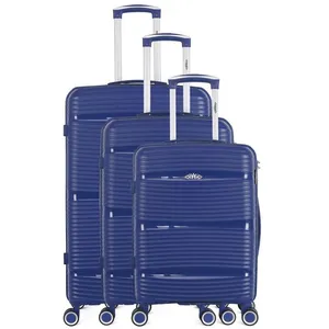 Set de 3 valises - OBAGO - CENTAURE - 4 roues - Marine