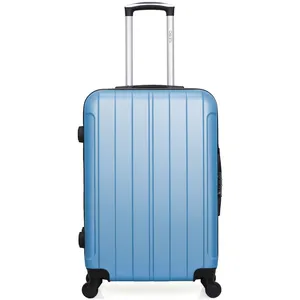 Valise - HERO - FOGO - Weekend - 4 roues - 65 cm - Bleu doré pas cher