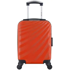 WAVE PARIS - Valise Cabine XXS DANUBE 46 cm 4 Roues - orange pas cher