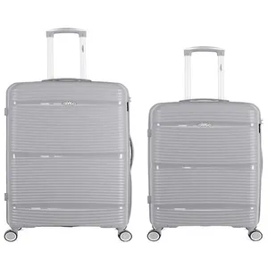 Lot de 2  -  Valise grand format et valise weekend CENTAURE - gris - OBAGO