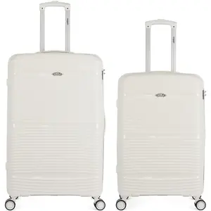 Lot de 2 - Valises grand format et weekend CENTAURE - blanc - OBAGO pas cher