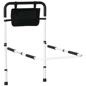 HOMCOM - Barrière de Lit - Acier - 95x52x102cm - BlancVendu parcdiscount