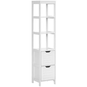 Meuble colonne rangement salle de bain - KLEANKIN - 30x30x144cm - 2 ti... pas cher