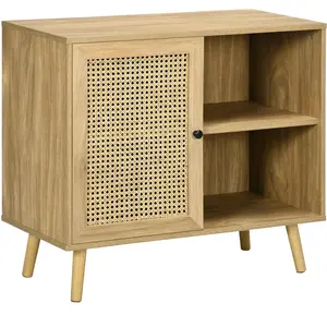 Buffet style bohème - HOMCOM - Meuble de Rangement Buffet - 1 porte - ... pas cher