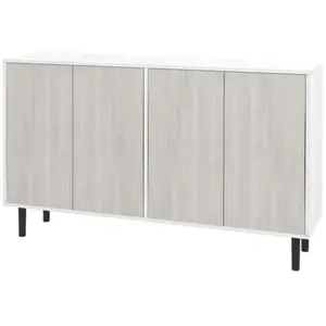 Buffet de cuisine meuble de rangement - HOMCOM - 2 placards avec étagè... pas cher