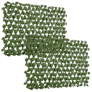 Comparateur de prix : Outsunny Lot de 2 haies artificielles