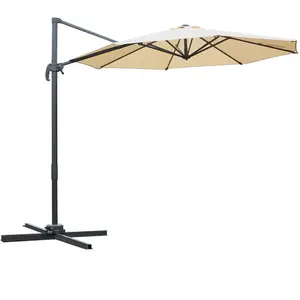 Comparateur de prix : Outsunny Parasol déporté octogonal inc