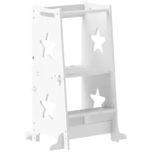 Comparateur de prix : AIYAPLAY-Kinderstep-MDF-60x44.5x86cm-Wit