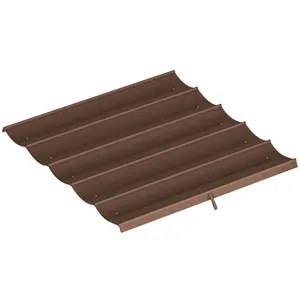 Toile de toit pour pergola - Outsunny - 10 oeillets de drainage - tiss... pas cher