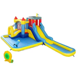 Comparateur de prix : Château gonflable - AIYAPLAY - soufflerie inclus - parc aquatique tobo...