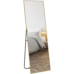 Grand miroir pleine longueur - HOMCOM - rectangulaire, 50 x 160 cm - m... pas cher