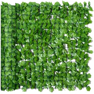 Comparateur de prix : Haie Artificielle Érable Outsunny - Rouleau 3L x 1H m - Feuillage Réaliste Anti-UV Vert