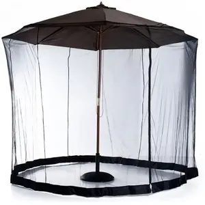 Outsunny - Moustiquaire - Tissu Oxford - 300x300x230cm - Noir pas cher