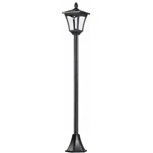 HOMCOM Outsunny - luminaire extérieur - Plastique - 18x18x160cm - Noir pas cher
