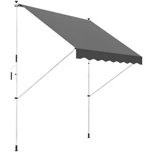 Outsunny - store banne - Aluminium - 300x150x280cm - Gris pas cher