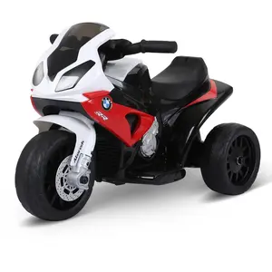 Comparateur de prix : Moto électrique pour enfants 3 roues 6 V 2,5 Km/h effets lumineux et sonores rouge BMW S1000 RR