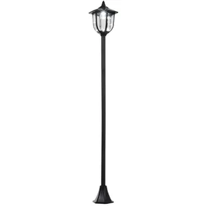 Outsunny - luminaire extérieur - Plastique - 26x26x177cm - Noir pas cher
