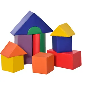 HOMCOM Jouets Éducatifs 11 Blocs De Construction En Mousse De Motricité Xxl pas cher