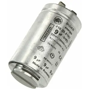CONDENSATEUR 9MF DUCATI BOITIER METAL POUR SECHE LINGE ELECTROLUX pas cher