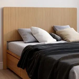 IDMARKET Tête de lit sur pied JULIETTE 160 cm effet lattes tasseau boi... pas cher