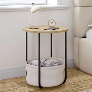 IDMARKET LOT 2 TABLES DE CHEVET DETROIT pas cher
