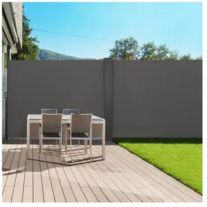 Comparateur de prix : IDMARKET ID MARKET - Paravent extérieur rétractable double 800 x 160 c...