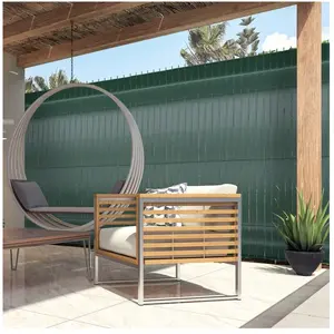 Comparateur de prix : Kit de lamelles occultantes pvc Idmarket Vert - L.60 m pour panneau grillagé