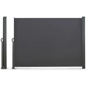 Comparateur de prix : IDMARKET ID MARKET - Paravent extérieur rétractable 300x160cm gris ant...