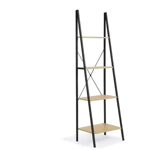 IDMARKET Etagère échelle 4 niveaux DETROIT design industriel pas cher