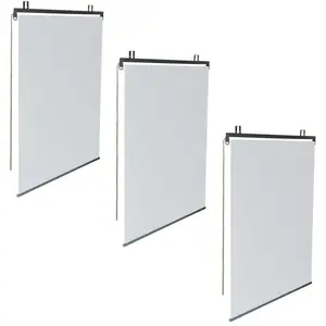 Lot De 3 Stores Enrouleurs L.124 X H. 225 Cm Pour Pergola BlancVendu parrakuten