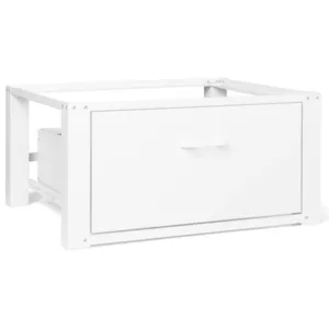IDMARKET Support pour machine à laver 63 x 54 cm socle réhausseur en m... pas cher